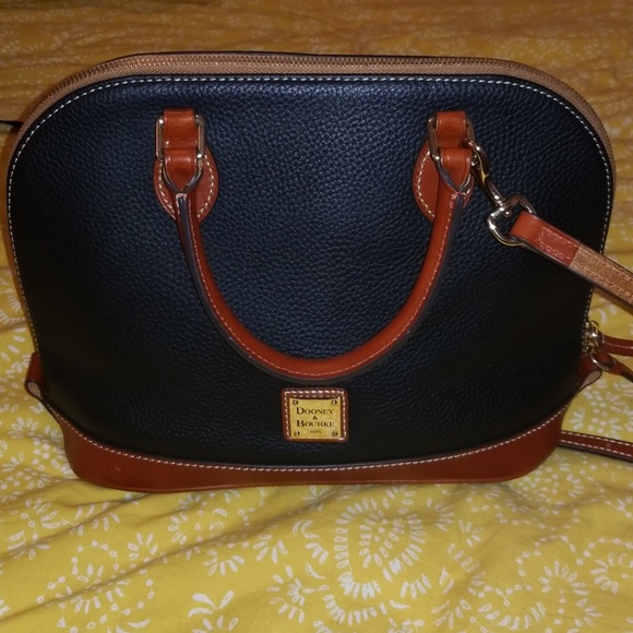 Dooney & Bourke Handbags - Dooney and Bourke, Pebble Grain Zip Zip Satchel